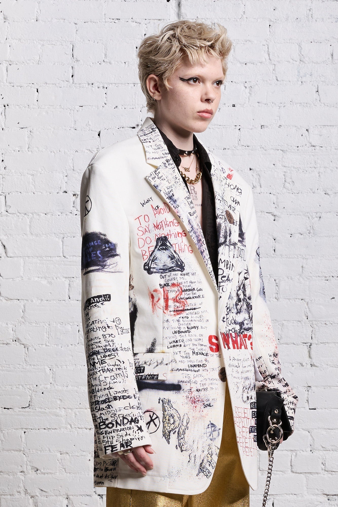 OVERSIZED RAGGED BLAZER - SKETCHBOOK - 4