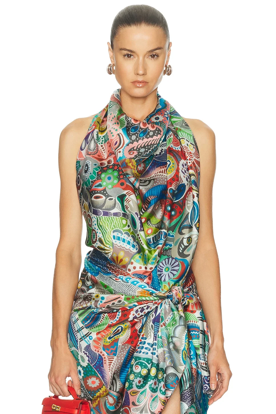 Arnulfo Vazquez Scarf Top - 1