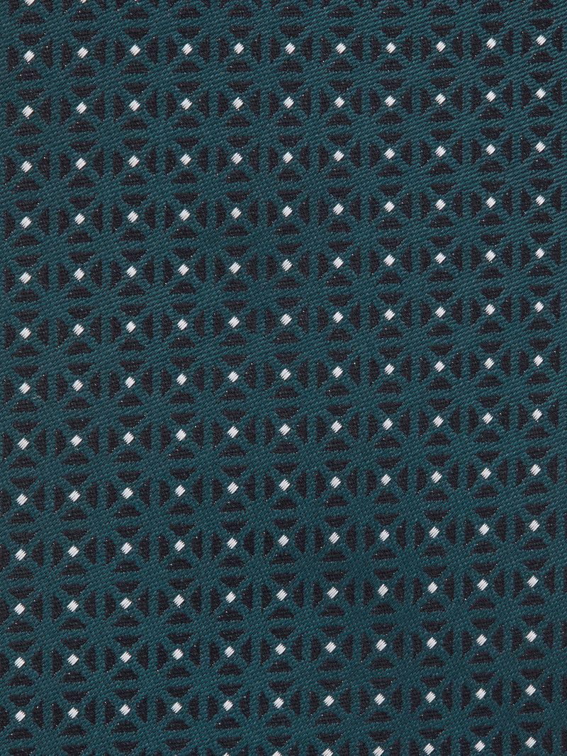 ZEGNA TEAL BLUE SILK TIE outlook