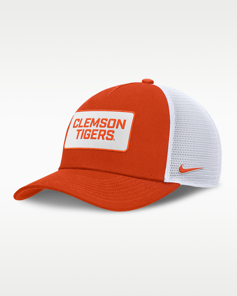 Clemson On-Field Rise Men's Nike College Trucker Adjustable Hat 1