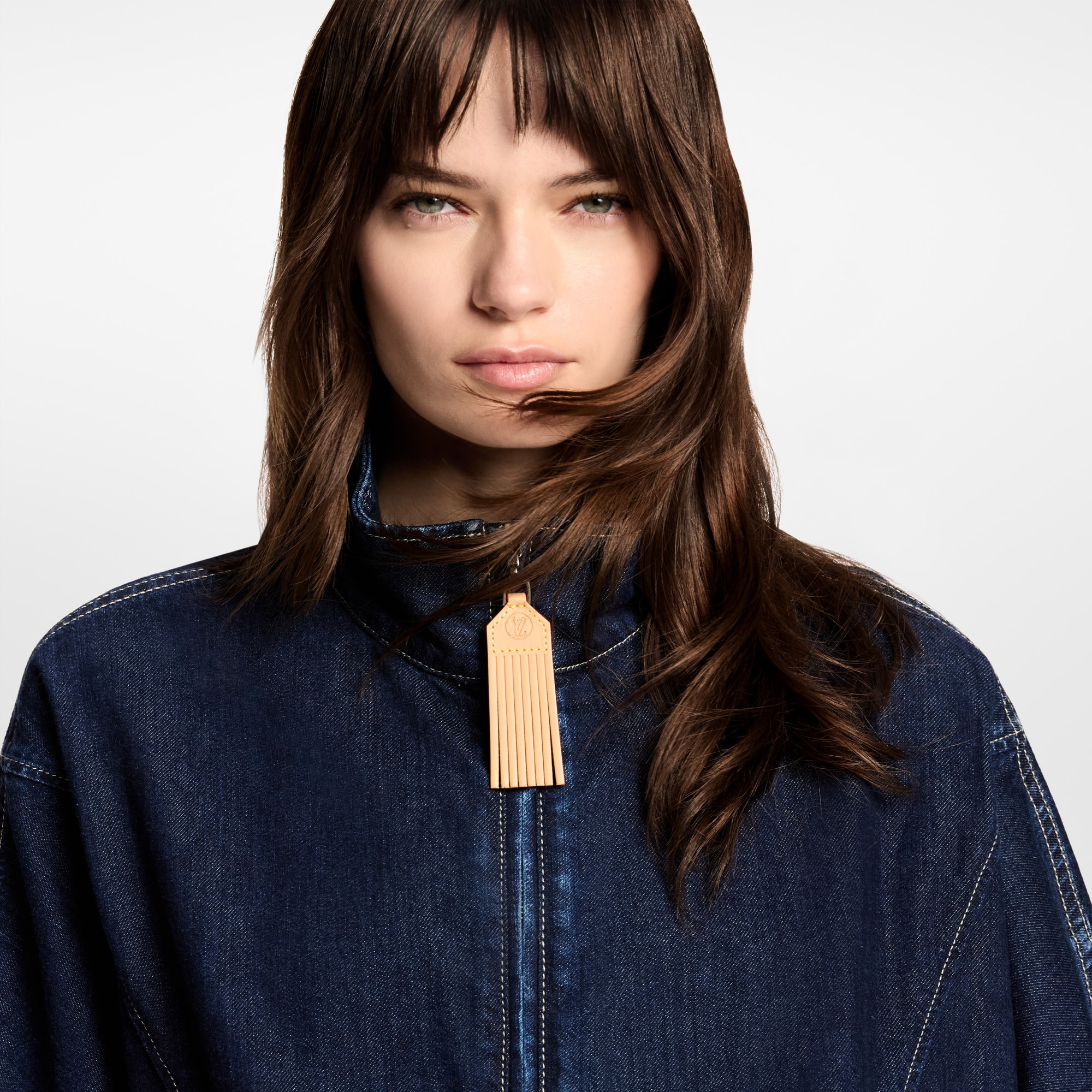 Denim Zip-Up Jacket - 4