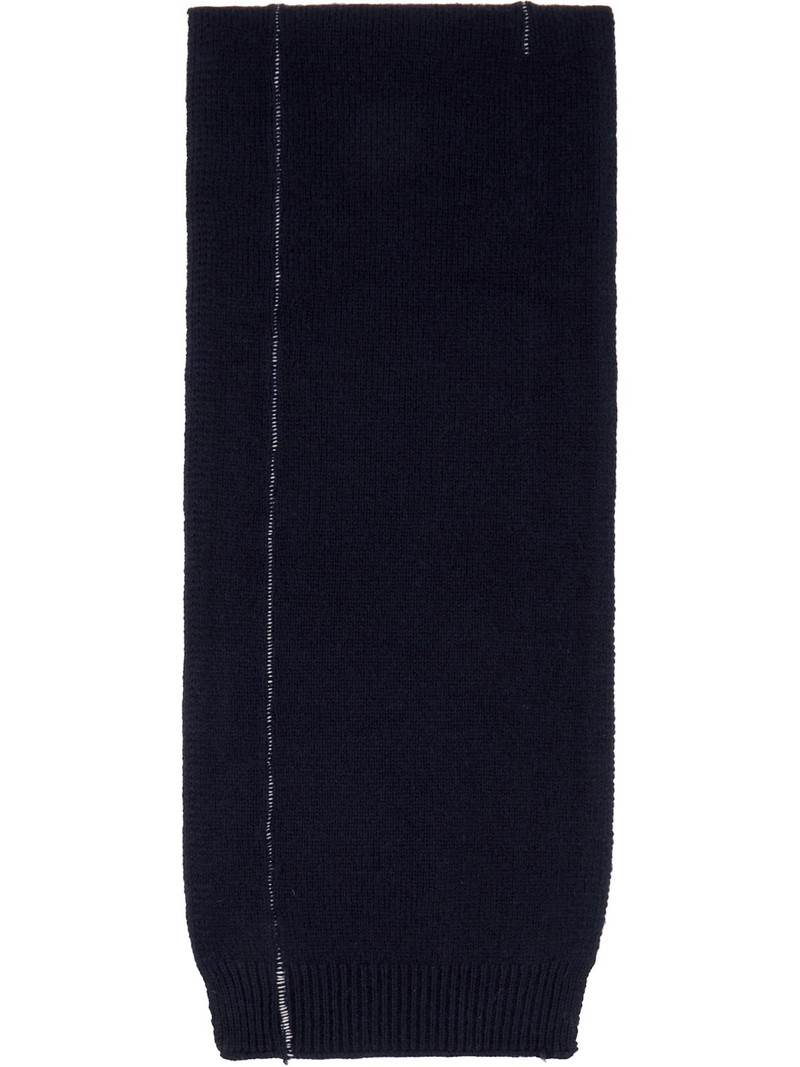 Ambush Navy Knit Scarf outlook