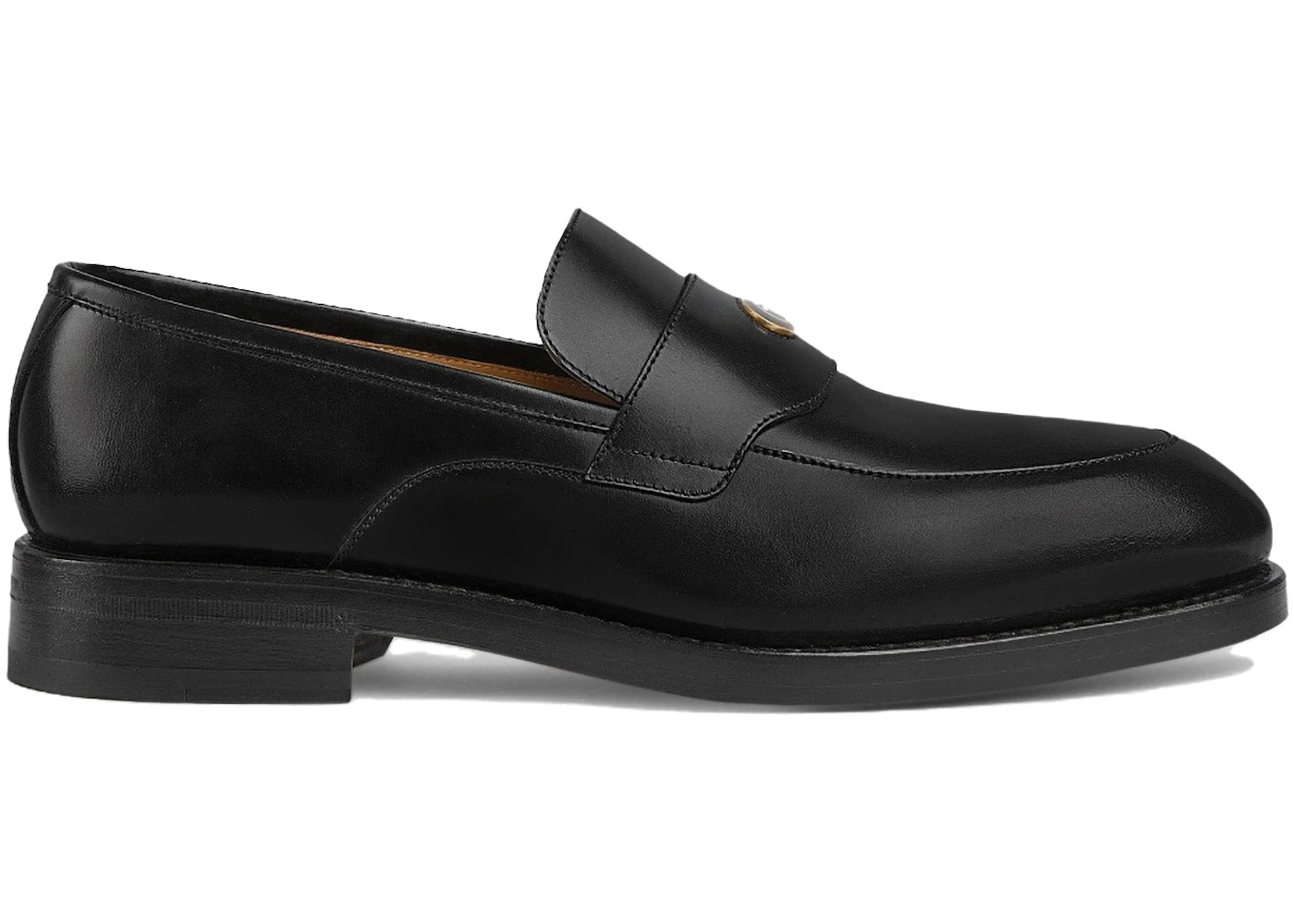 Gucci Leather Loafer Black - 1