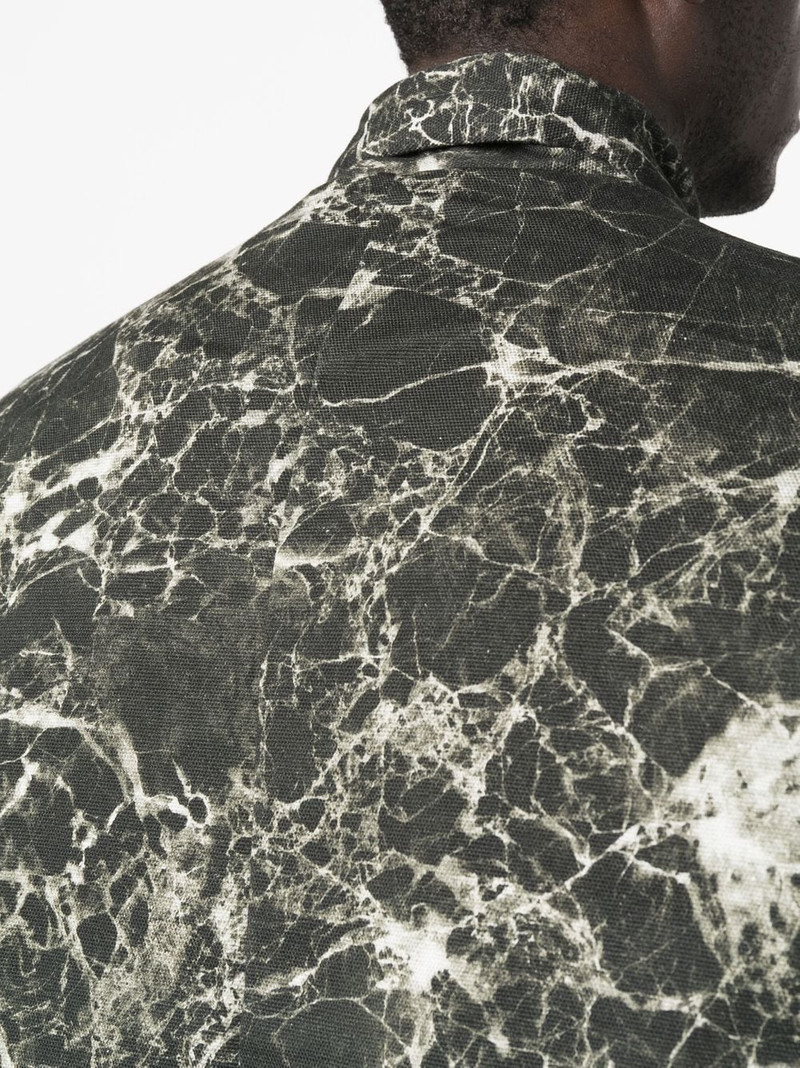 marble-print pullover jacket 6