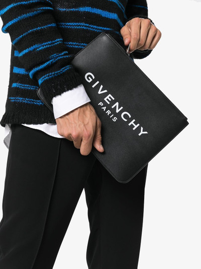 Givenchy logo-printed clutch outlook
