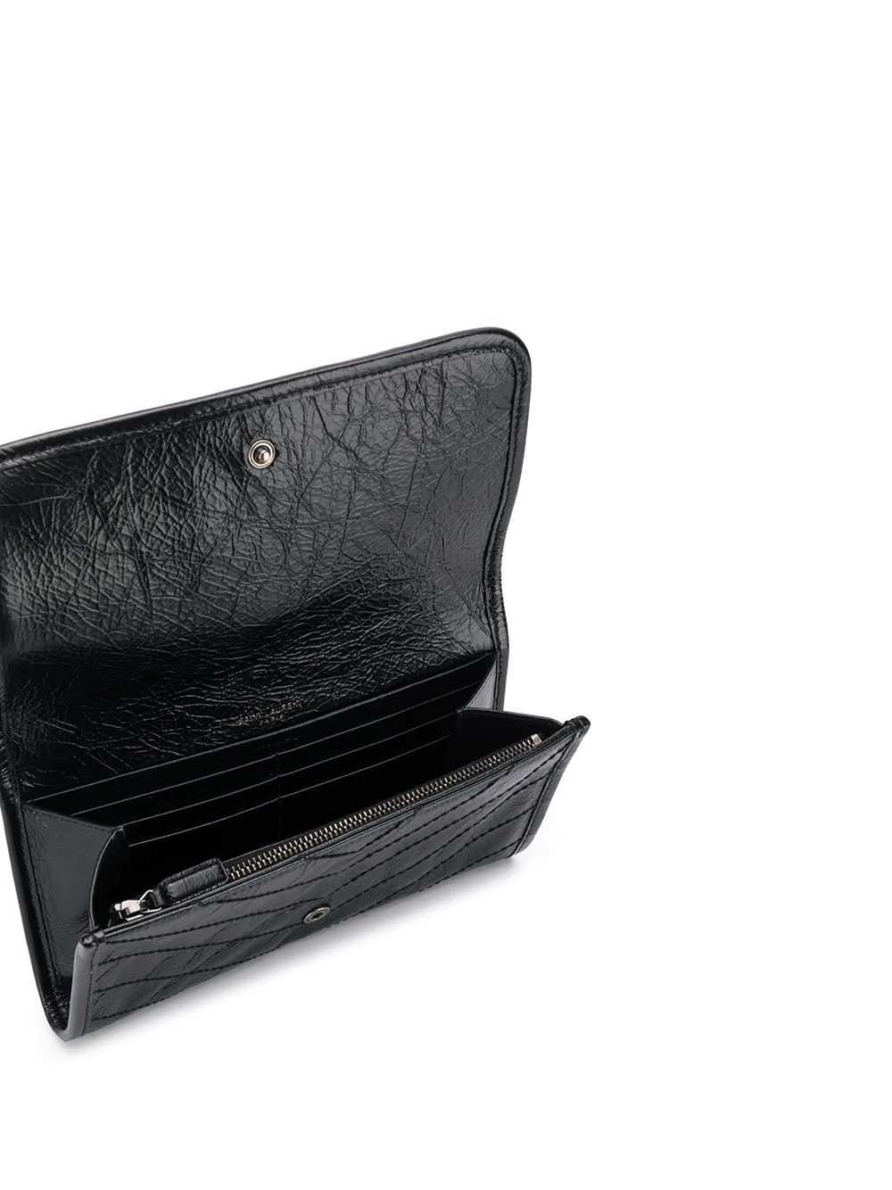 Niki crinkled-leather wallet - 3