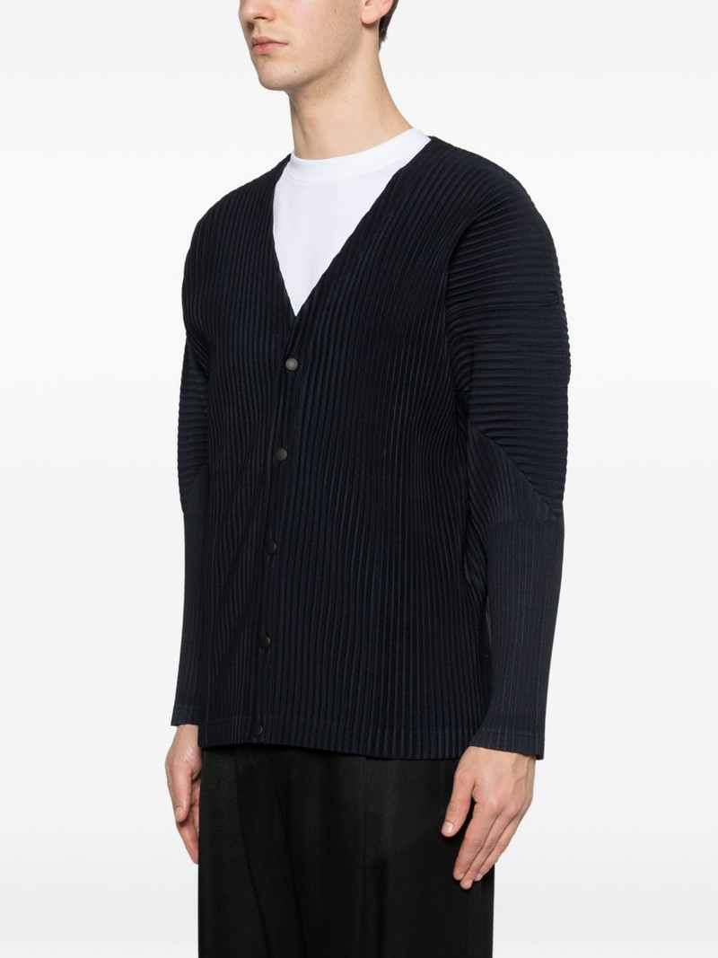 pleated buttoned cardigan 3