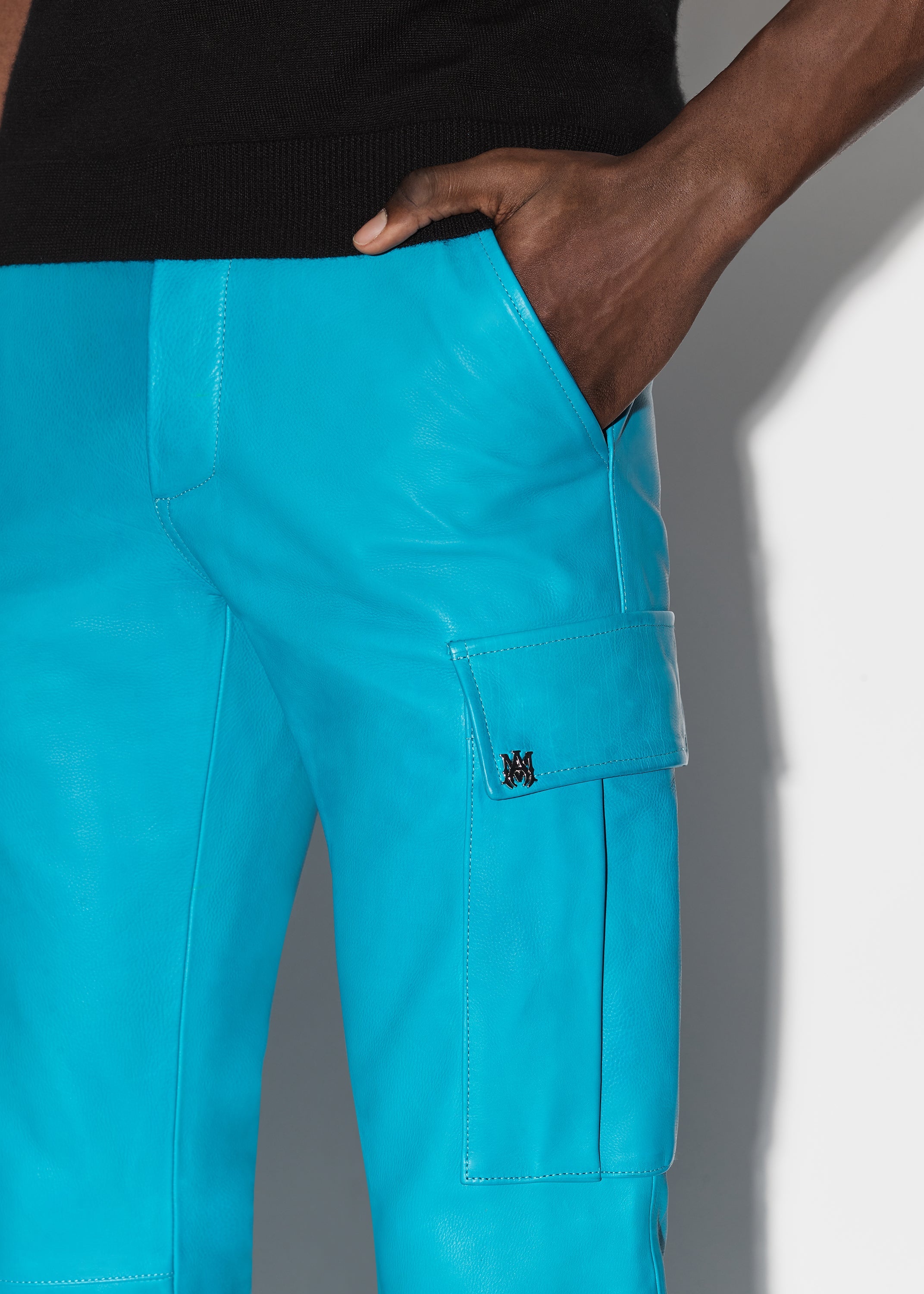LEATHER CARGO FLARE - 6