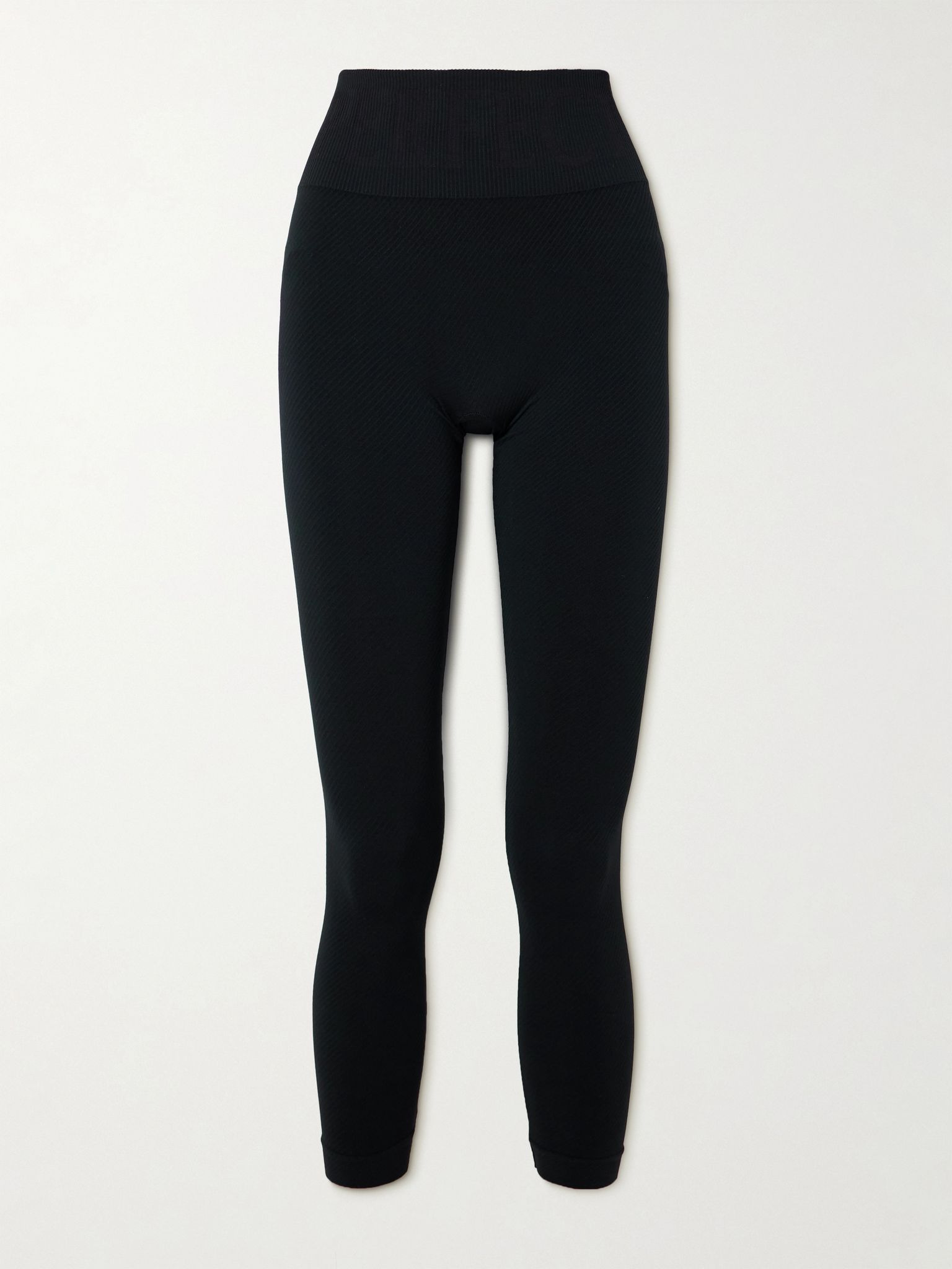 Ribbed thermal modal-blend leggings Black - 1