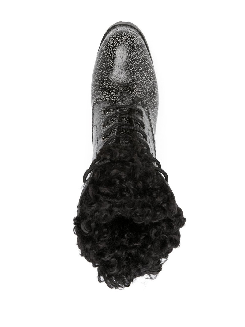 Nancy Alpi 140mm textured-finish boots 4
