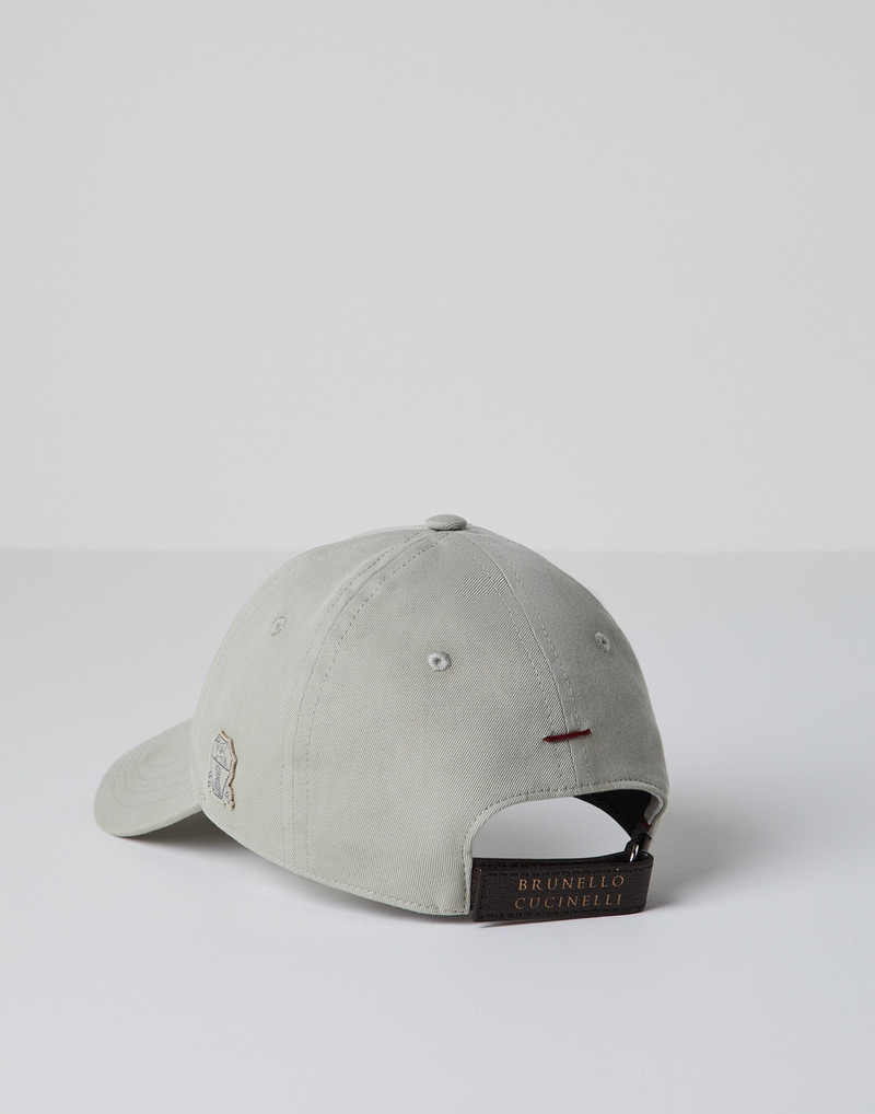 Brunello Cucinelli Baseball cap in twisted cotton gabardine outlook