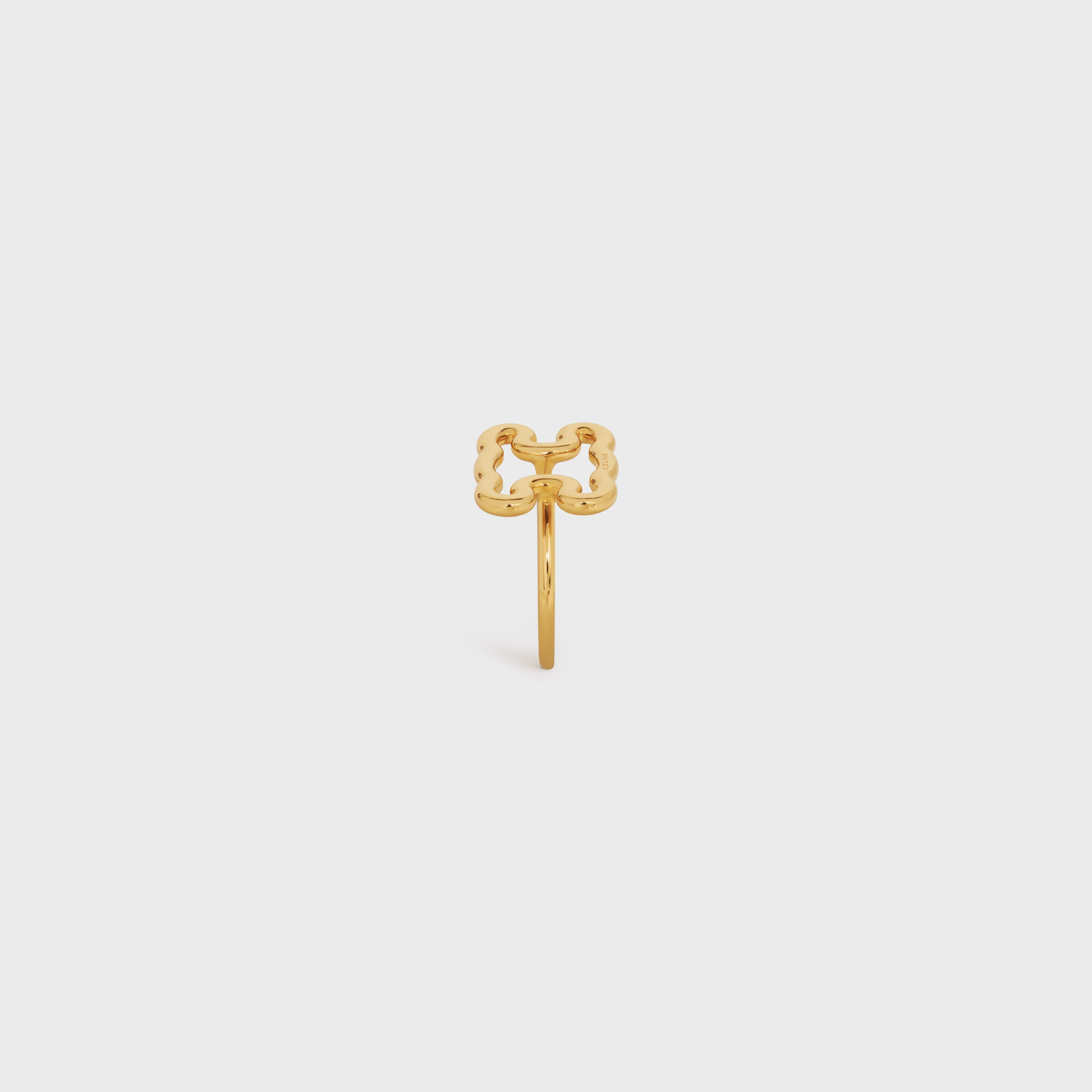 Triomphe Frame Large Ring in Brass with Gold Finish - 3