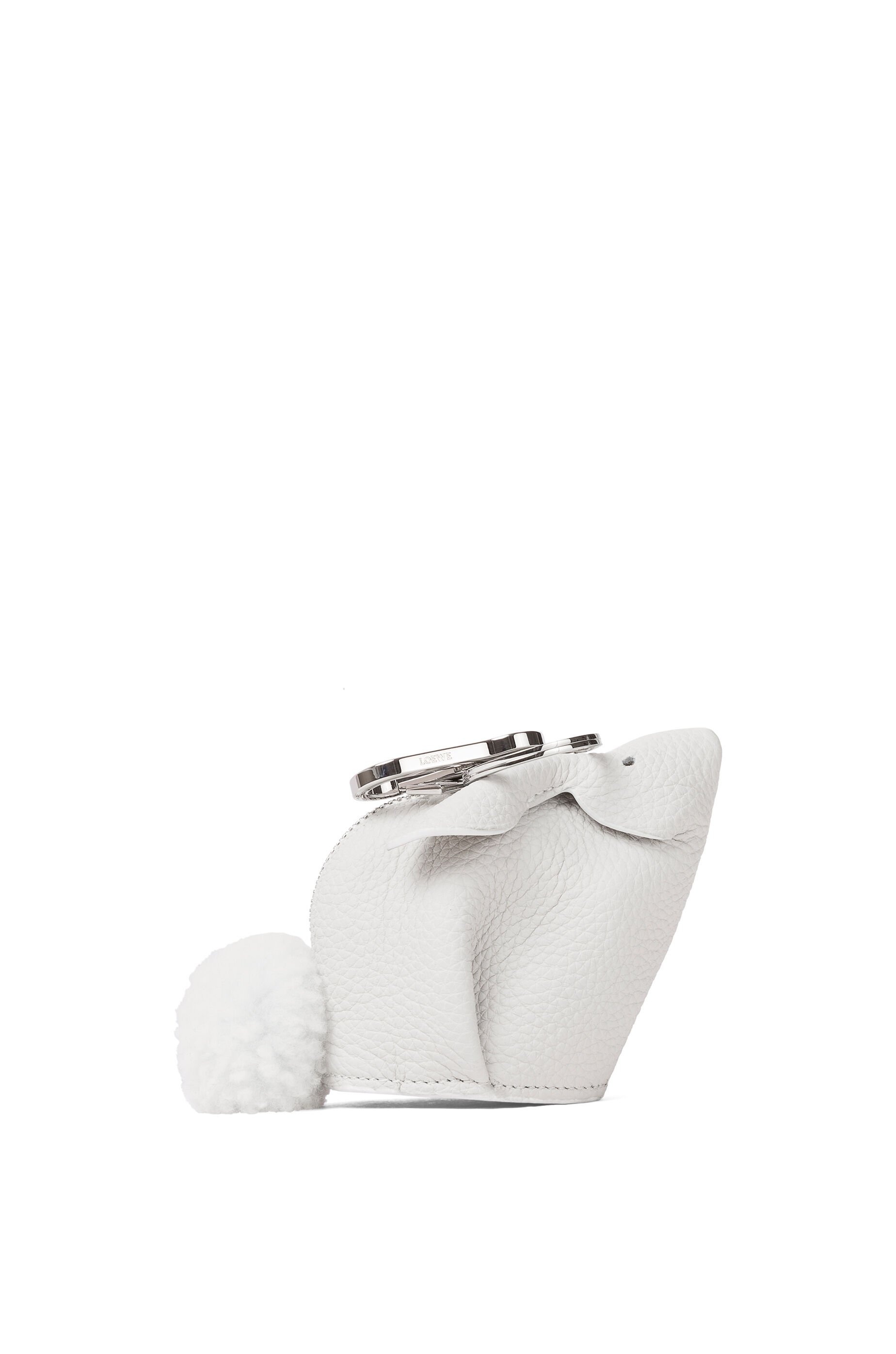 Bunny charm in soft grained calfskin - 1