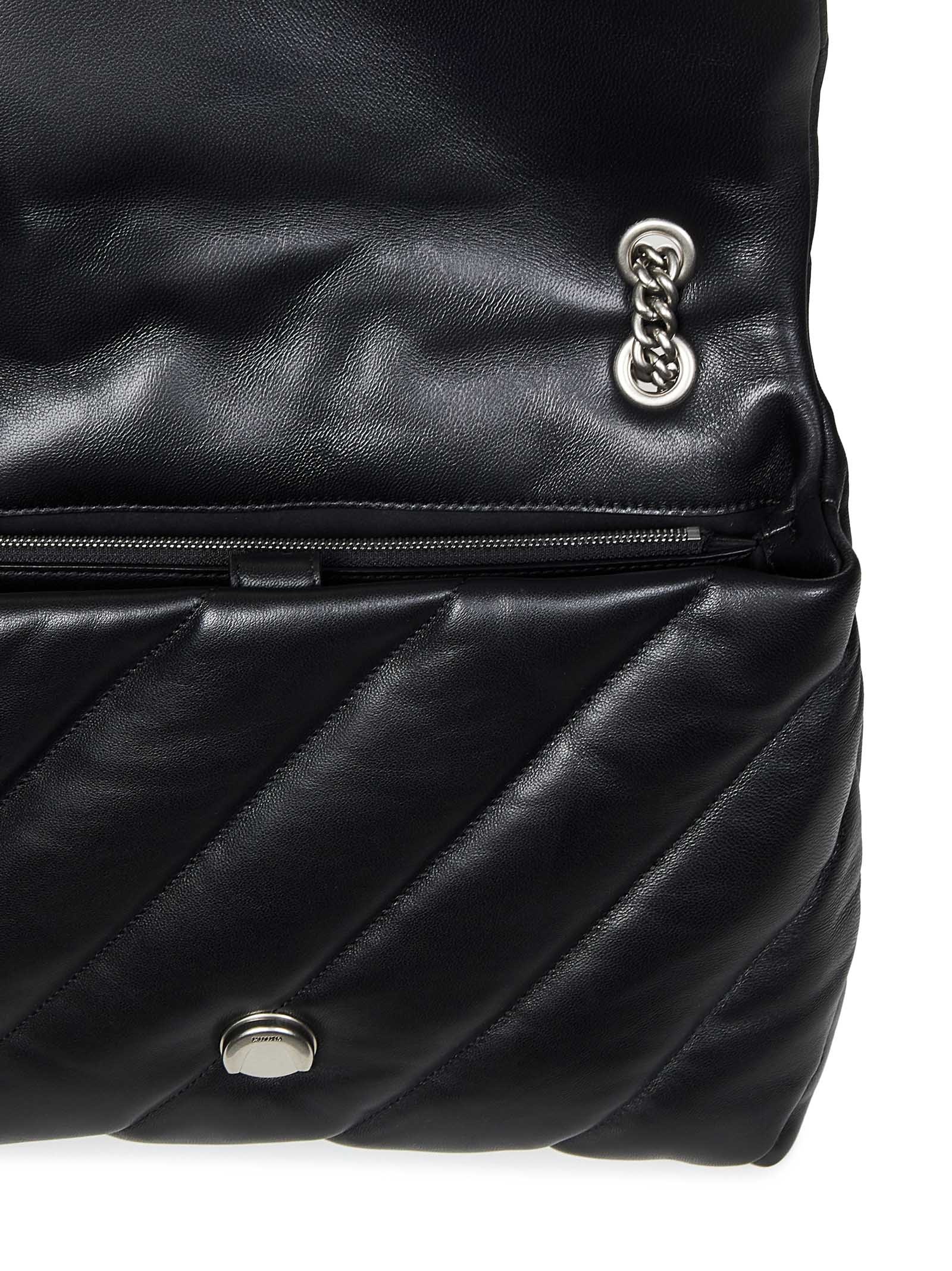 BORSA A SPALLA BIG LOVE BAG PUFF MAXI QUILT PINKO - 4
