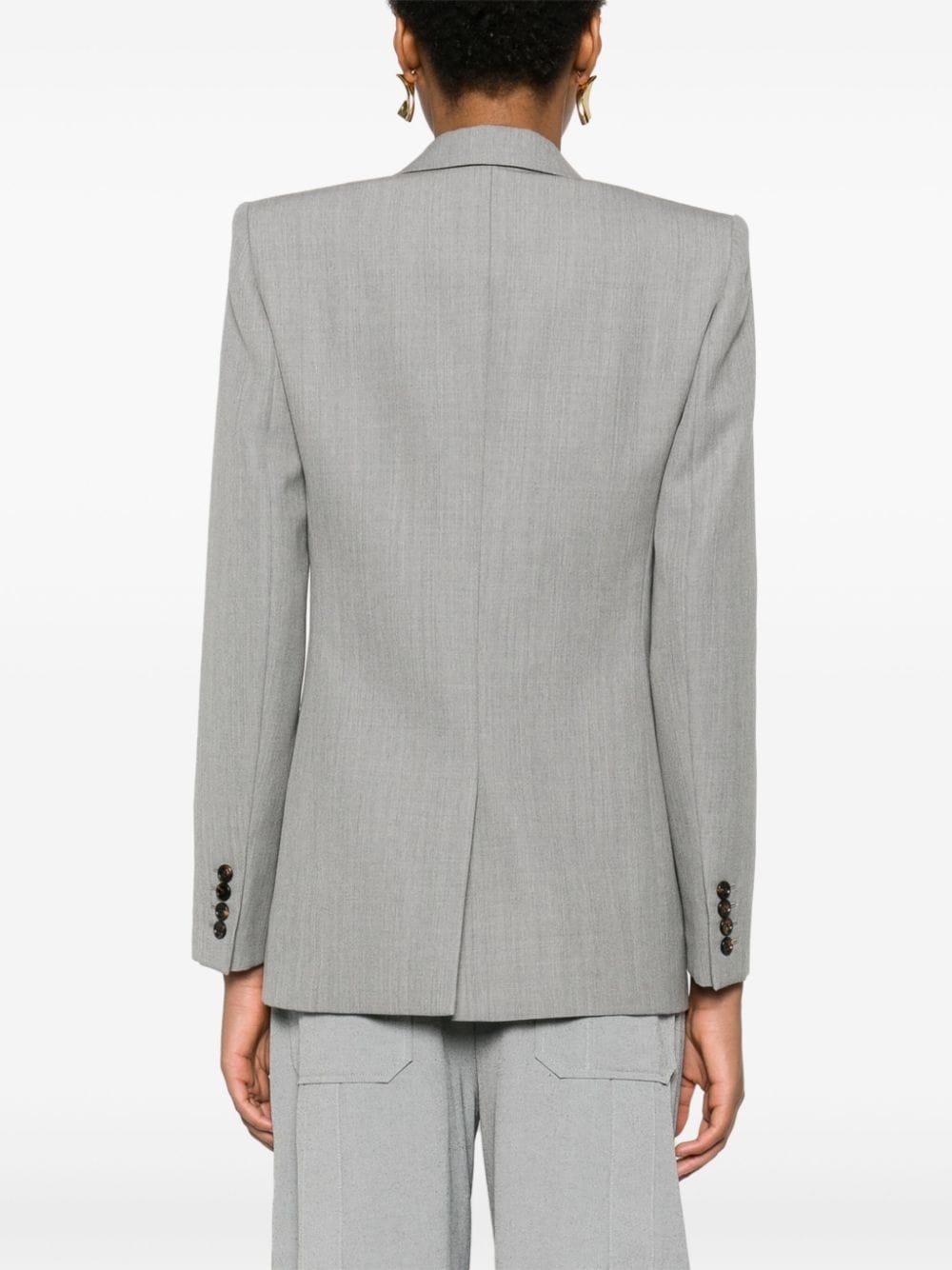 tailored wool blazer - 4