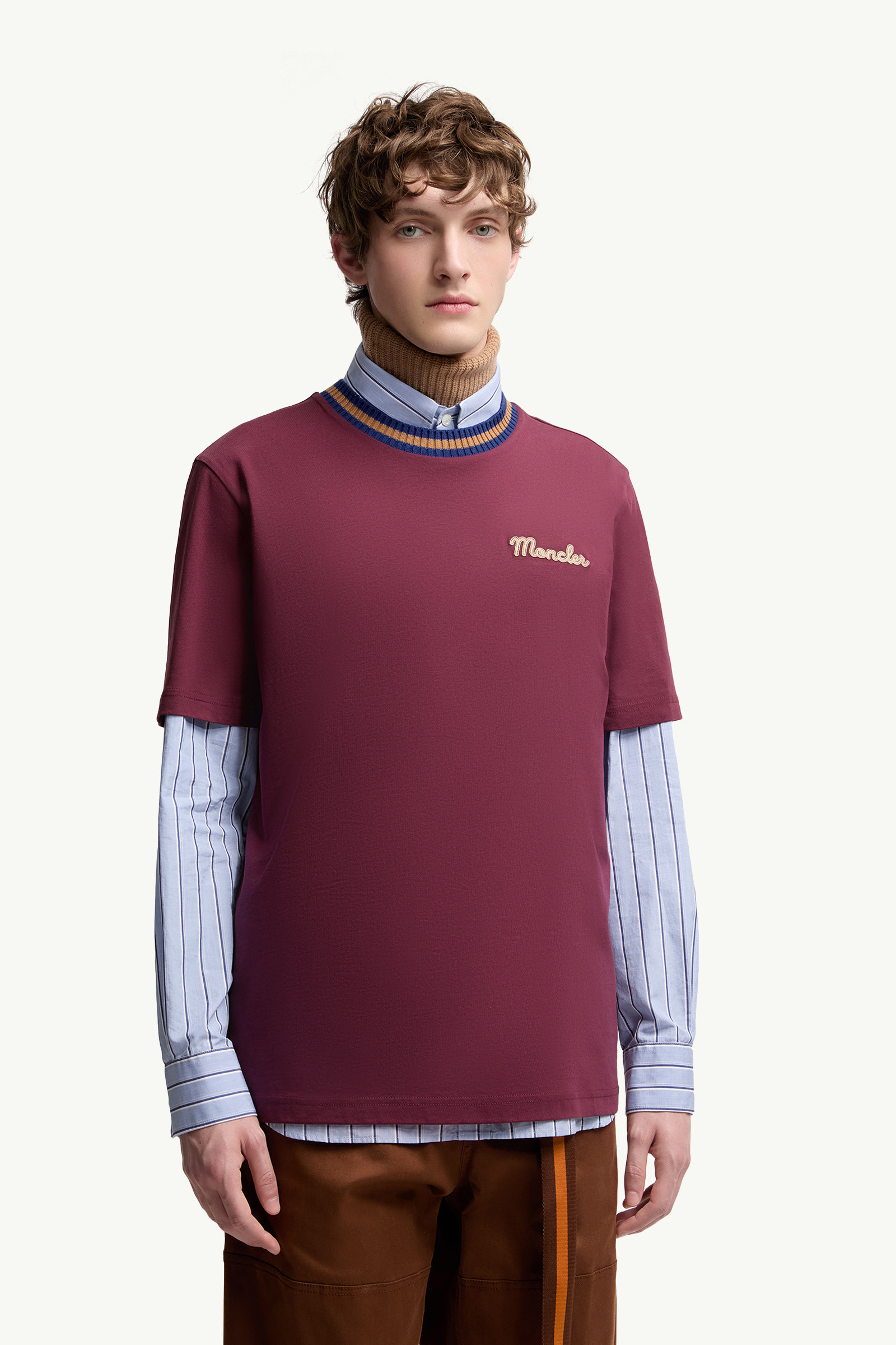 Embroidered Logo Cotton T-Shirt - 3