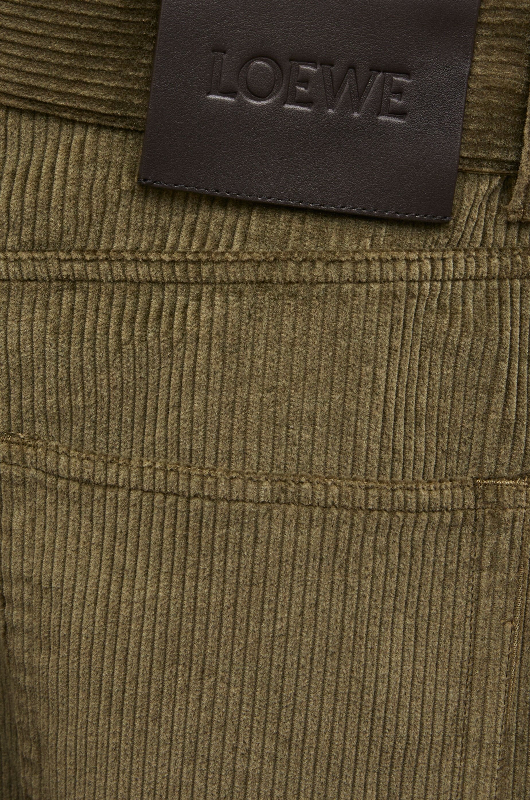 Wide leg trousers in cotton and cashmere - 3