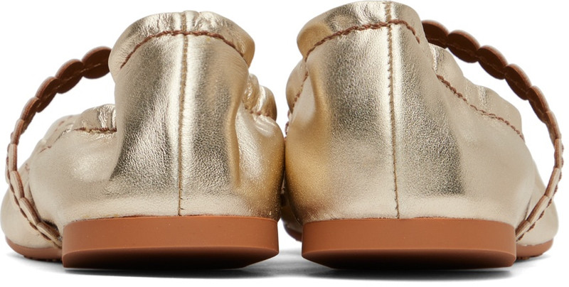 See by Chloé Gold Kaddy Ballerina Flats outlook