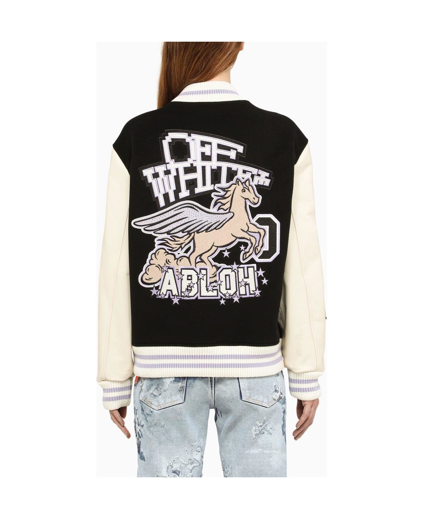 Off-White Varsity Jacket | italist | REVERSIBLE
