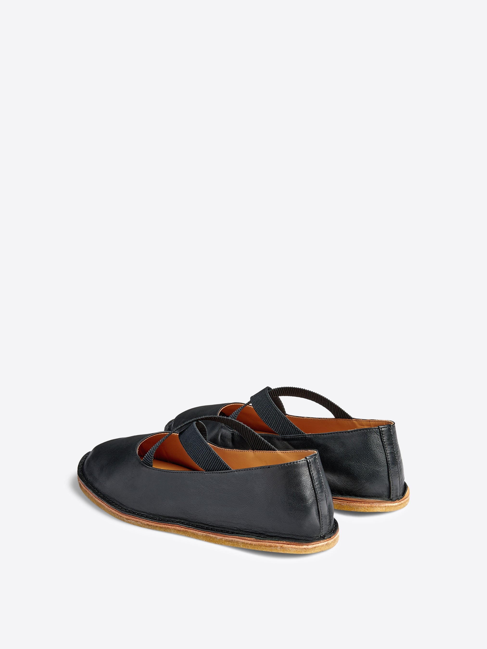 LEATHER STRAP FLATS - 4