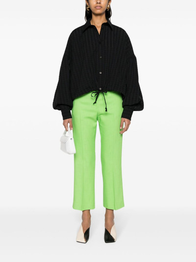 MSGM straight-leg cropped trousers outlook