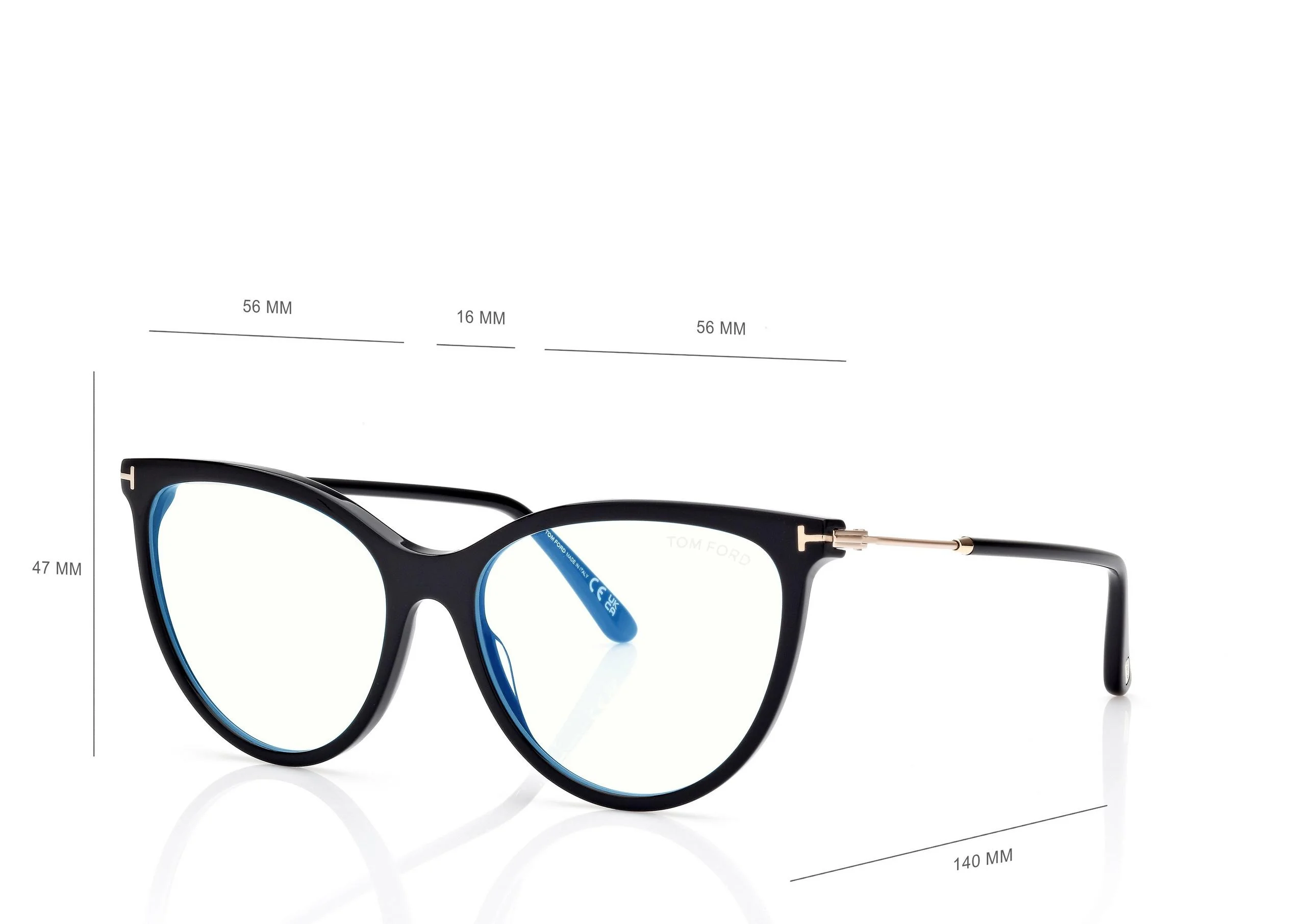BLUE BLOCK CAT EYE OPTICALS - 1