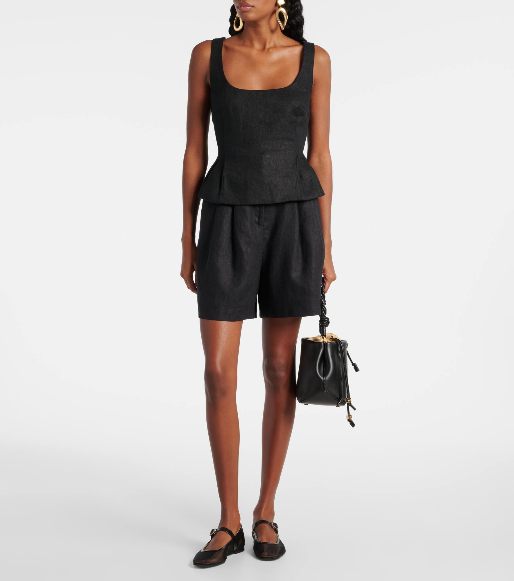 Marchello linen shorts - 2