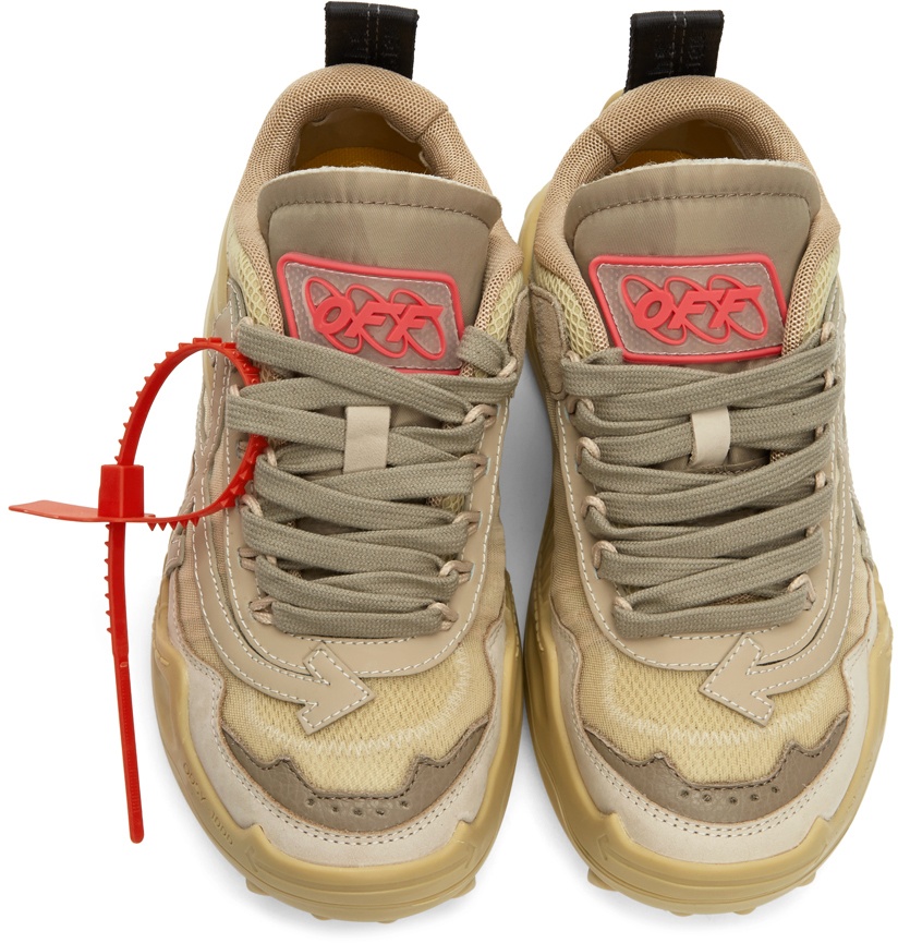 Beige Odsy-1000 Sneakers - 6
