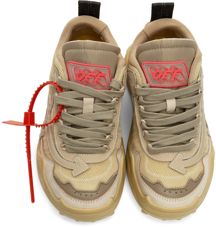 Beige Odsy-1000 Sneakers - 5