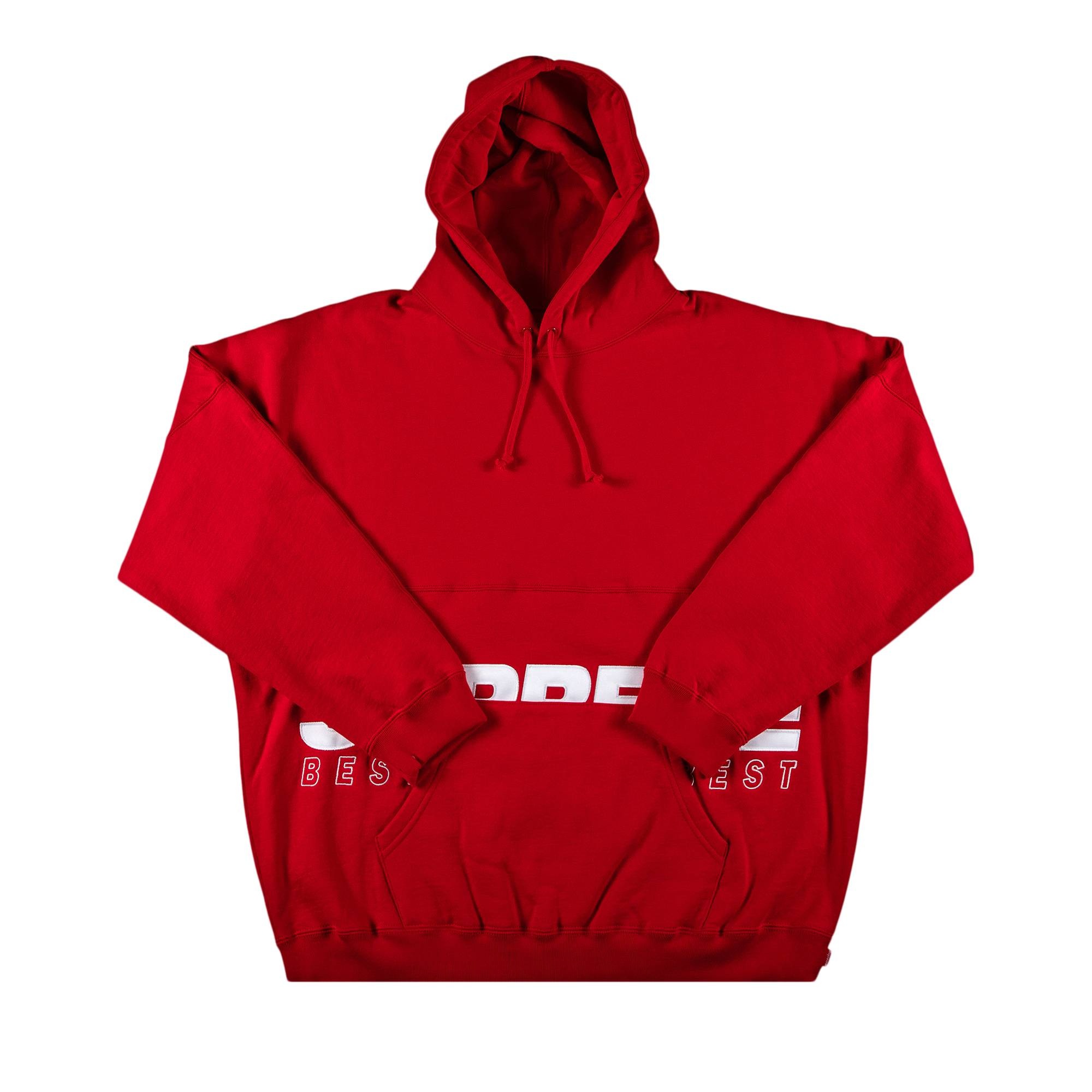 Supreme Best Of The Best Hooded Sweatshirt 'Red' - 1