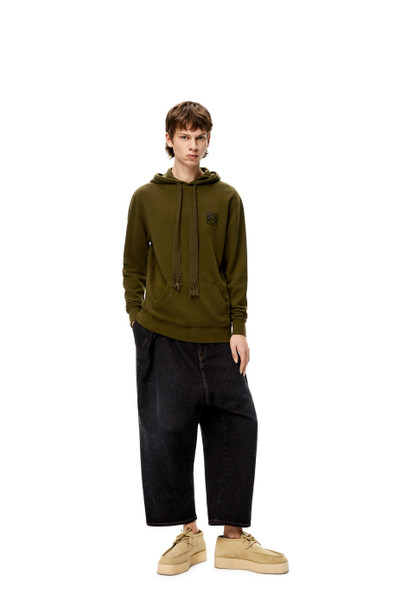 Loewe Anagram hoodie in cotton outlook