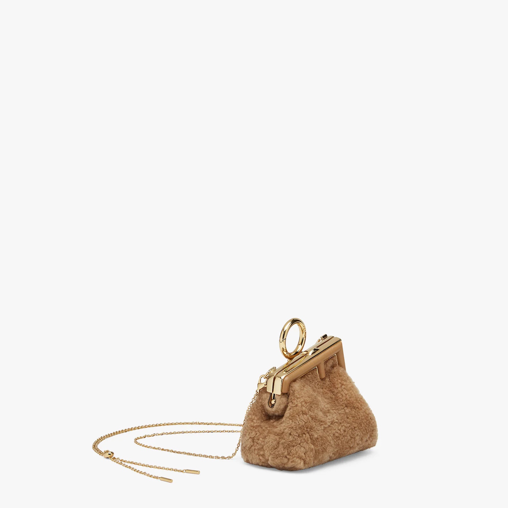 Beige sheepskin charm - 2