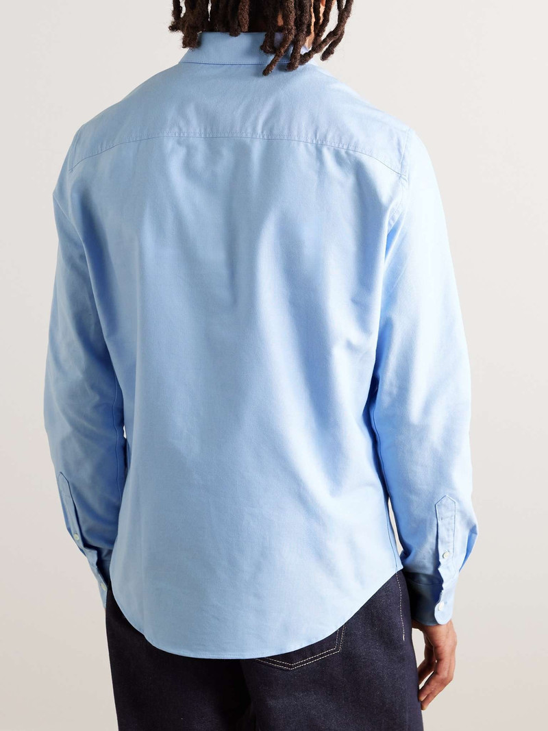 Button-Down Collar Logo-Embroiderd Cotton Shirt 3