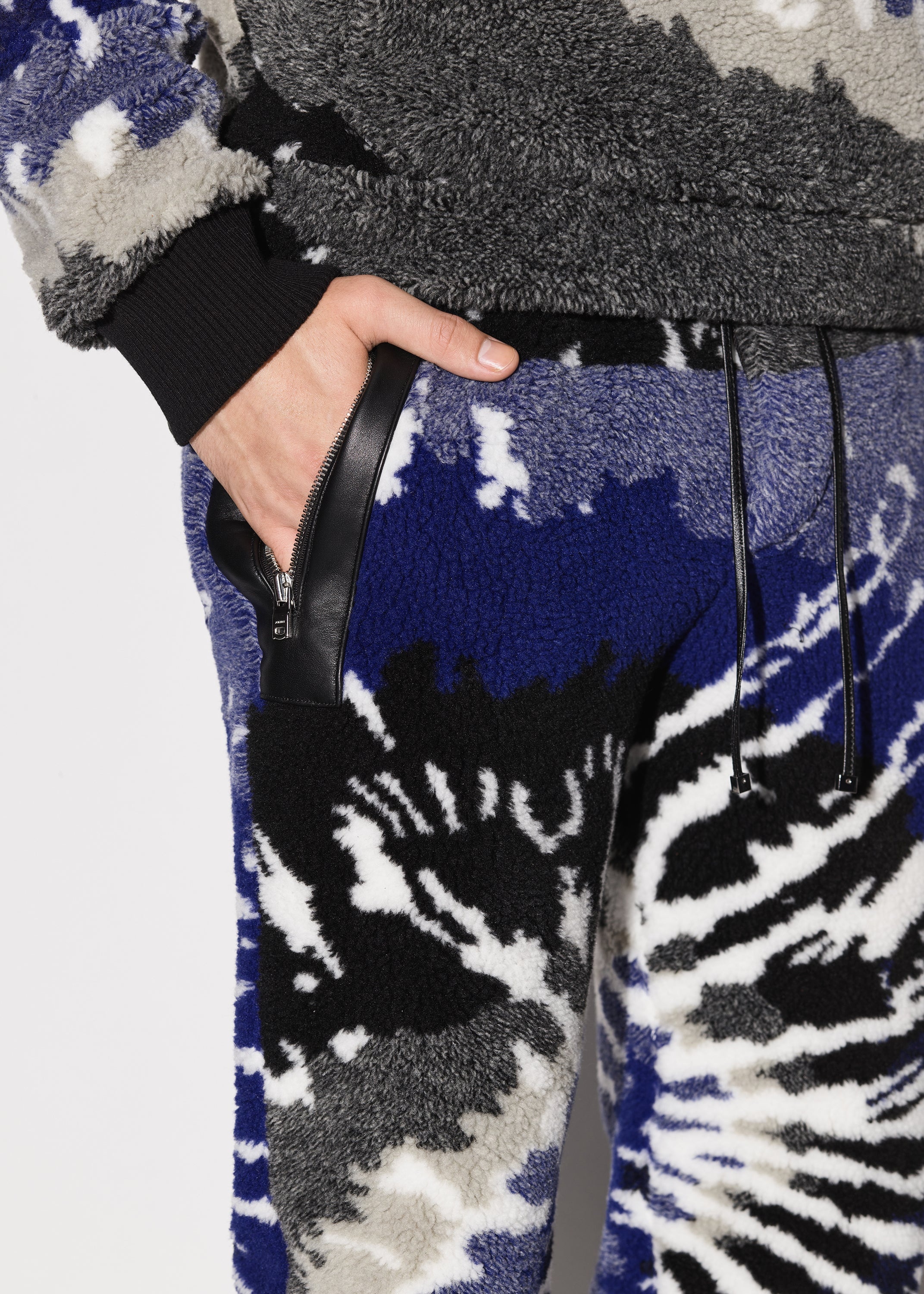 TIE DYE POLAR FLEECE PANTS - 5