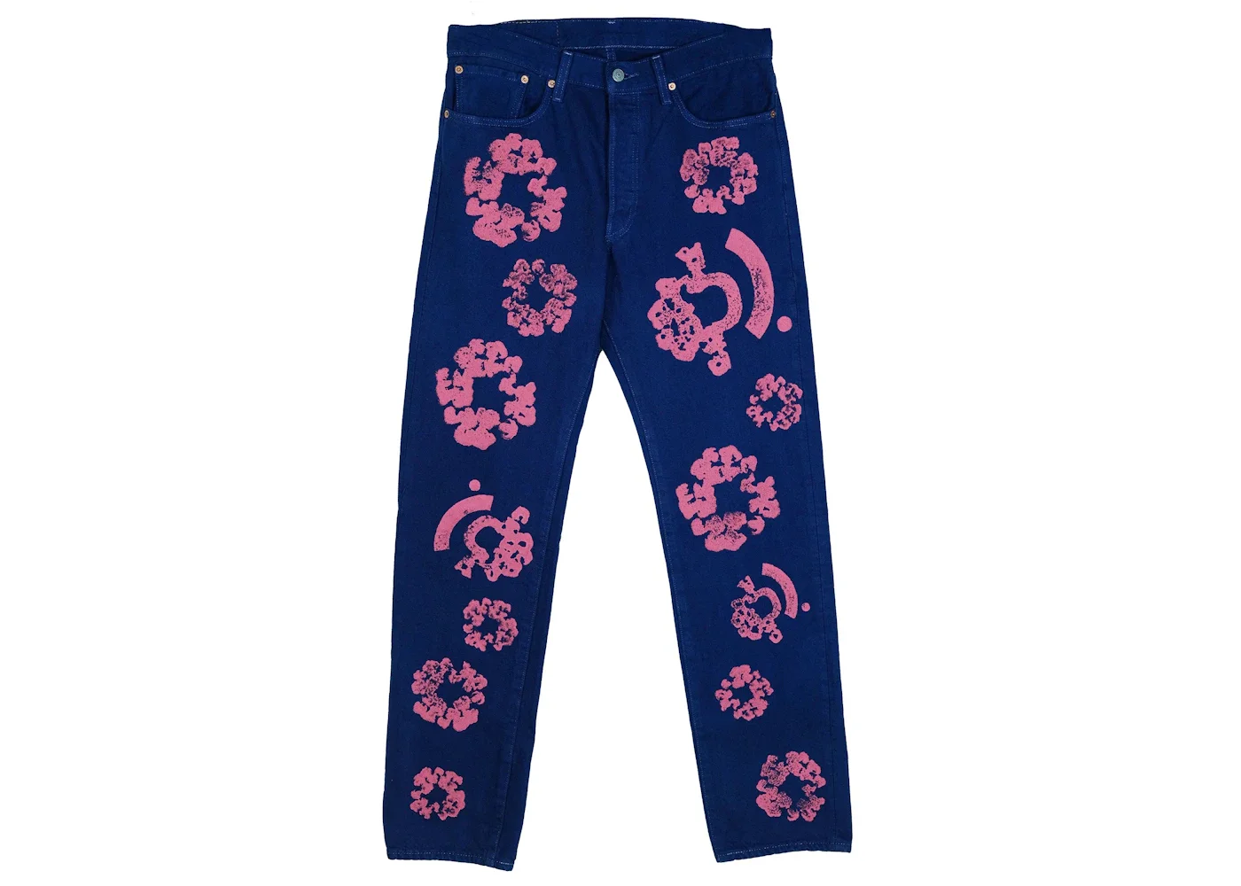 Denim Tears Bstroy Tears 501 Jean Bright Blue - 1