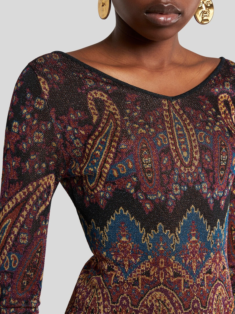 Etro PAISLEY JACQUARD SWEATER outlook