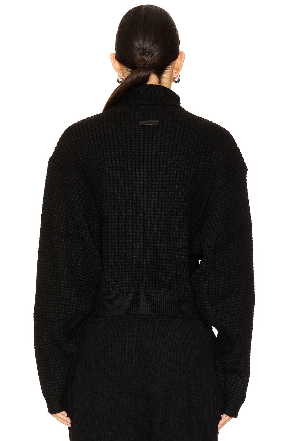 Cropped Turtleneck Sweater - 3