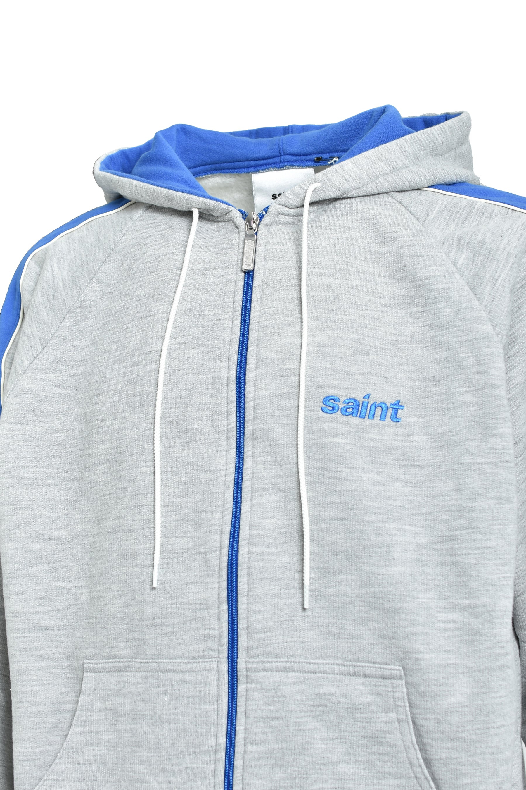 ZIP HOODIE/SIDE LINE / GRY - 4