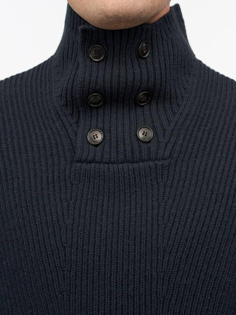 Peter Funnel Neck Wool Pullover 4