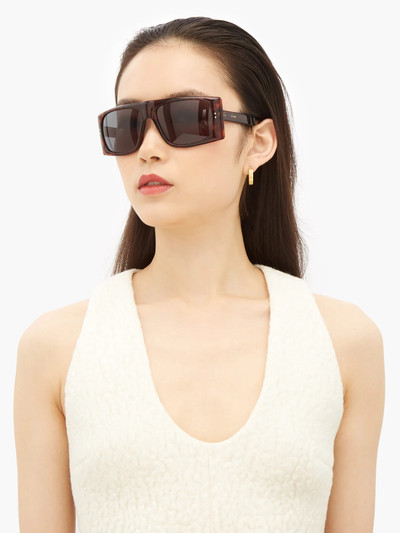 CELINE D-frame tortoiseshell-acetate sunglasses outlook