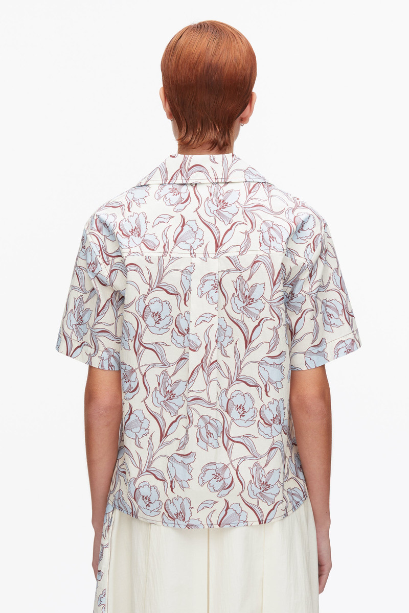 Floral Printed Camp Shirt 5