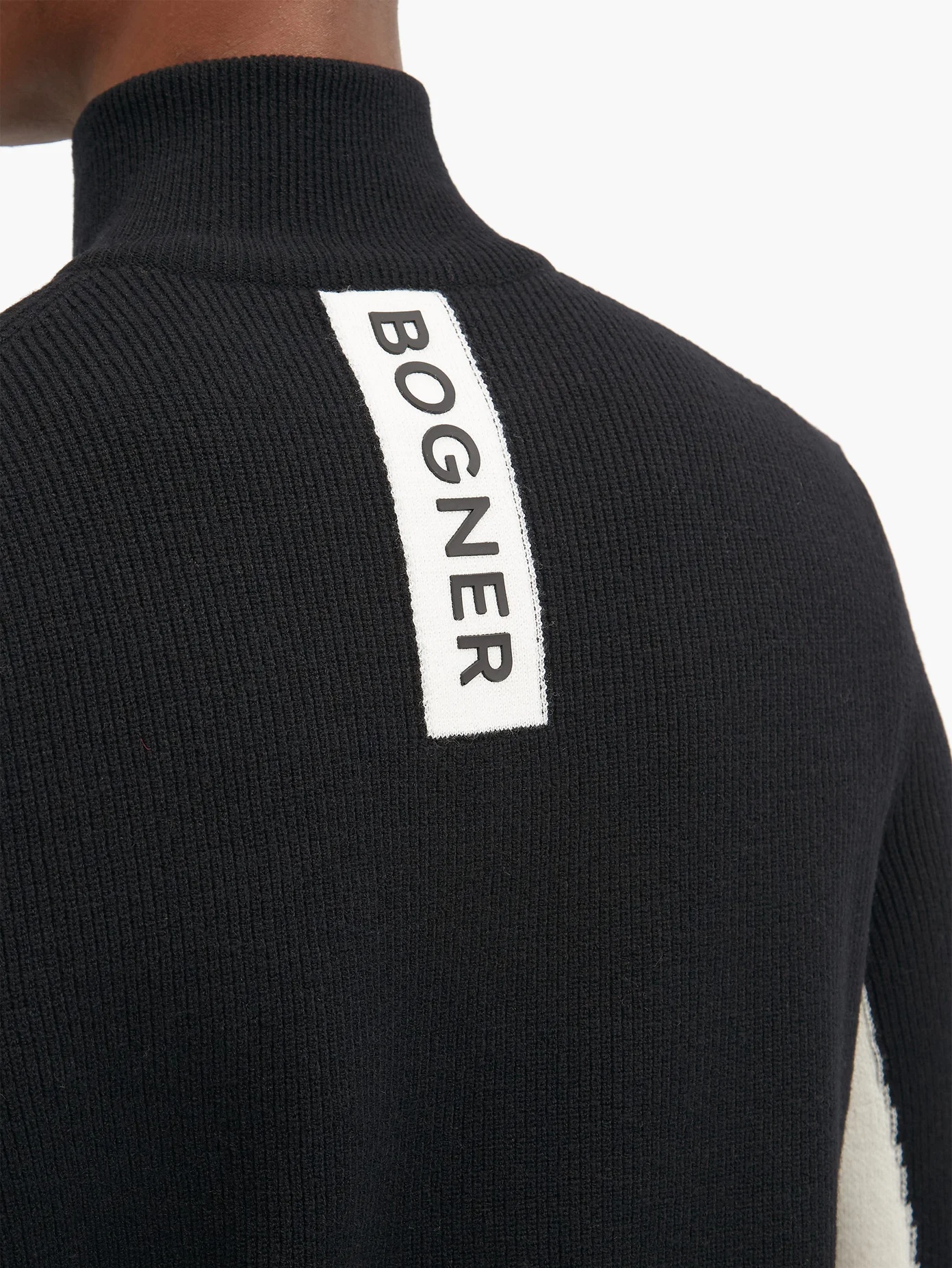 Penke logo-patch wool-blend sweater - 4