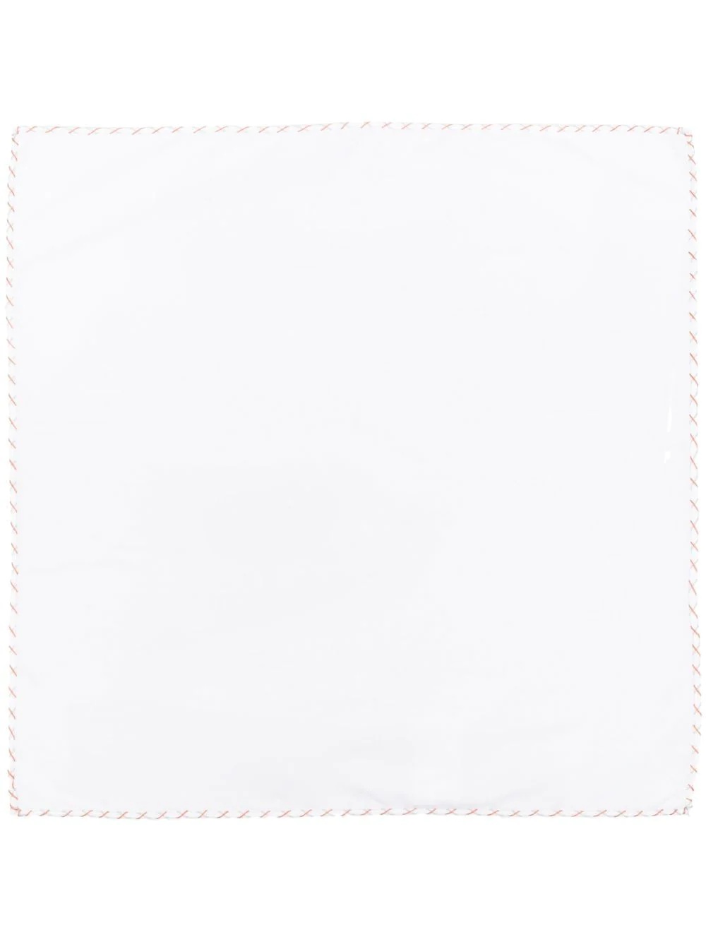 contrasting-trim detail handkerchief - 2