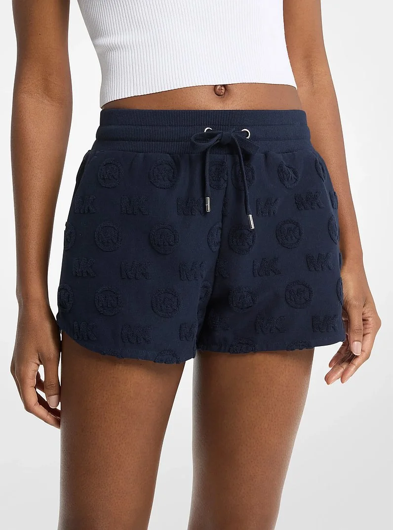 Logo Jacquard Terry Shorts - 1