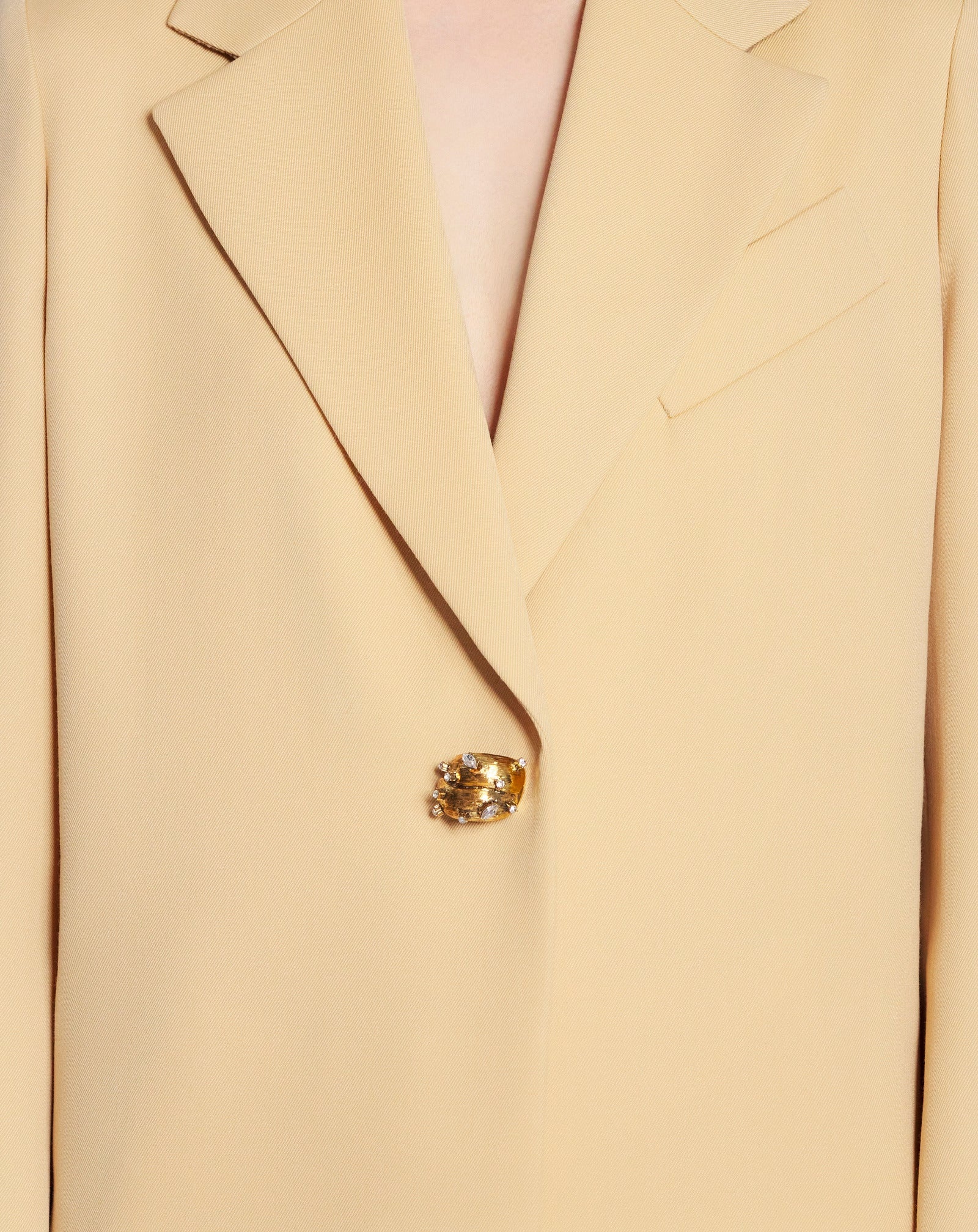 SINGLE-BREASTED TAILORED LONG COAT IN WOOL - 5
