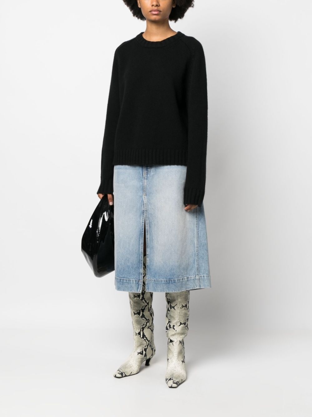 Mae cashmere crew-neck jumper - 2