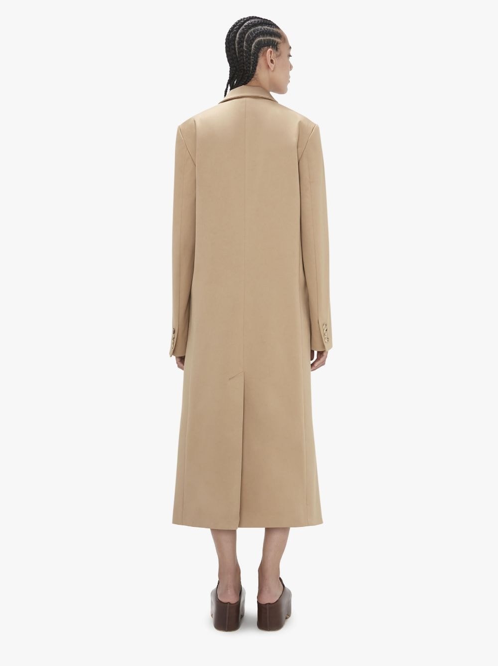 LONGLINE DOUBLE-BREASTED TAILORED COAT - 3