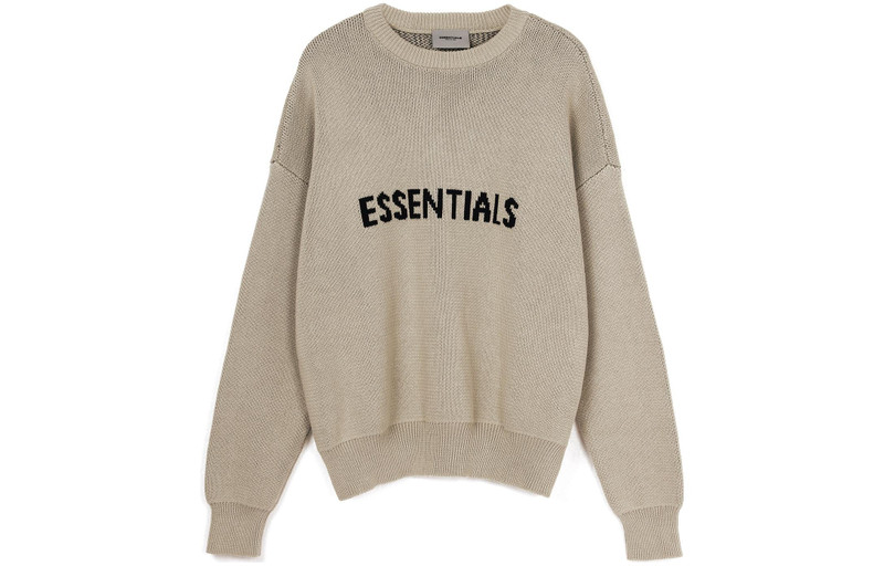 ESSENTIALS Fear of God Essentials FW21 Knit Pullover Sweater Linen FOG-FW21-109 outlook