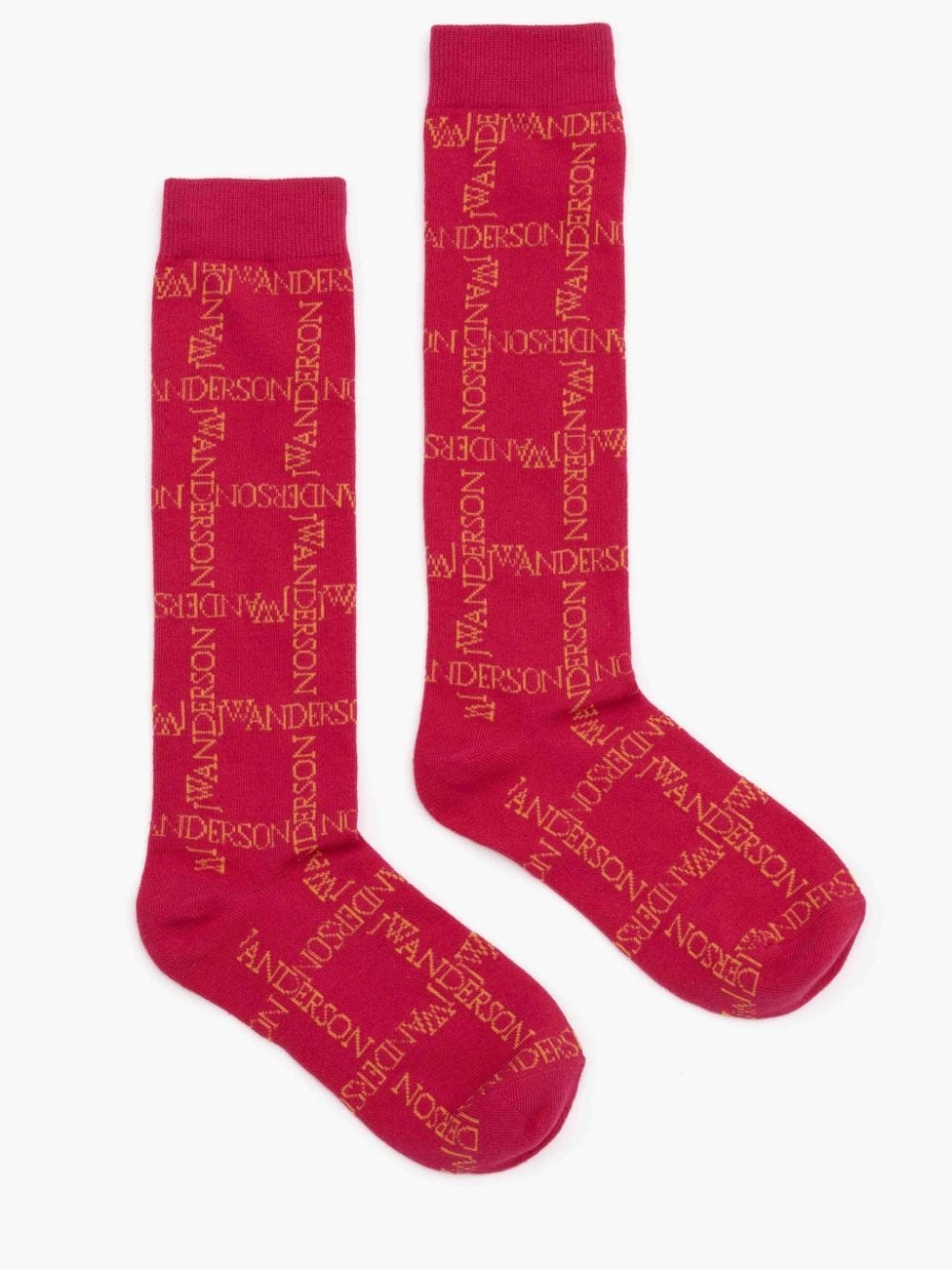 LOGO GRID LONG SOCKS - 1