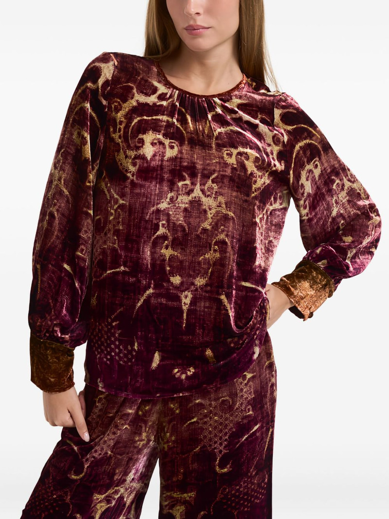 long-sleeve blouse 1
